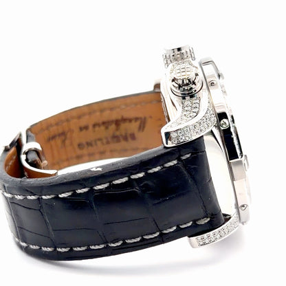 Mens Breitling Super Avenger Chronograph Diamond Watch