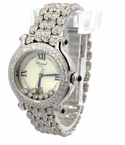 Womens Chopard Happy Sport Diamond Watch