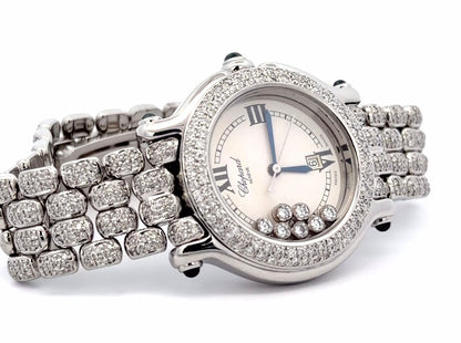 Womens Chopard Happy Sport Diamond Watch