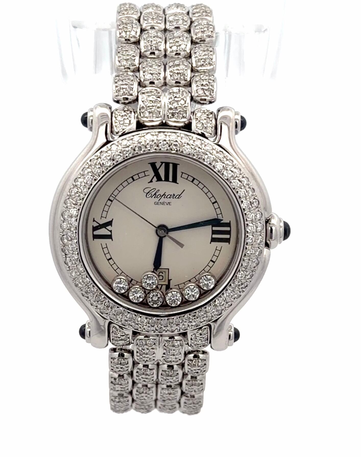 Womens Chopard Happy Sport Diamond Watch