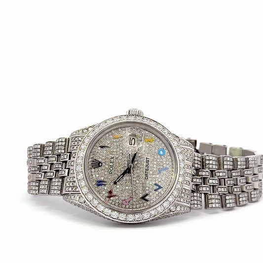 Mens Rolex Datejust Diamond Watch