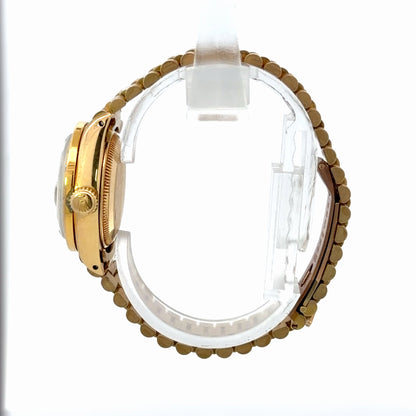 Womens Rolex Datejust President Diamond Watch