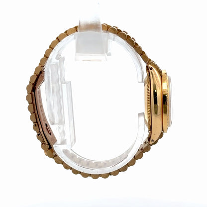 Womens Rolex Oyster Perpetual President Diamond Watch