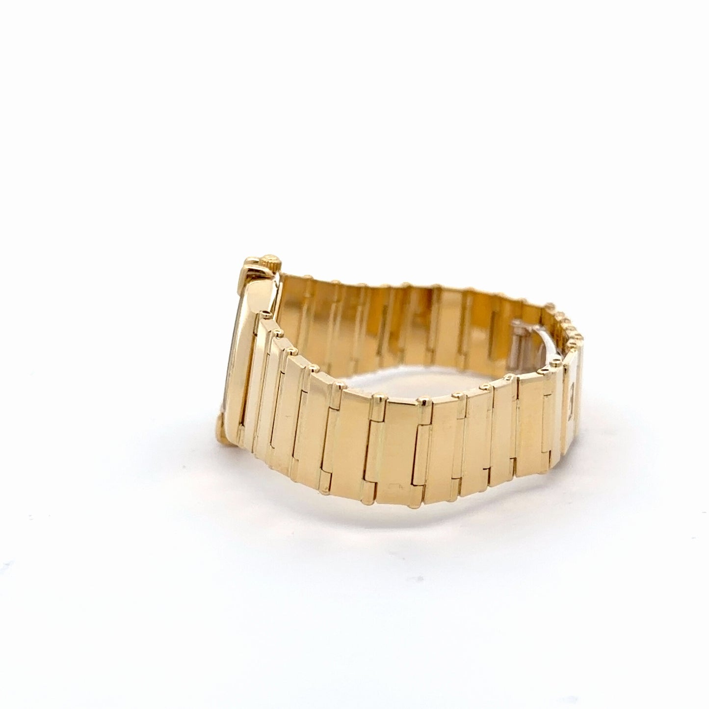 Womens Omega Constellation 18K Gold Diamond Watch