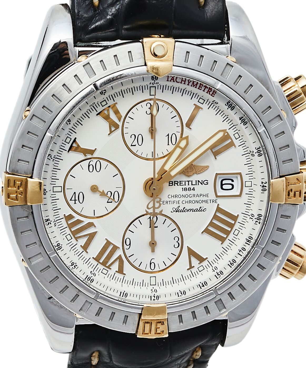Breitling Chronomat Evolution 18K Gold Chronograph Automatic Watch