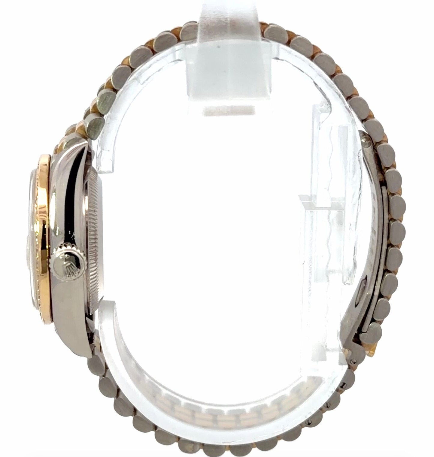 Womens Rolex Datejust President Tridor Diamond Watch