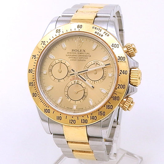 Rolex Daytona Stainless Steel and Gold Pre-Owned