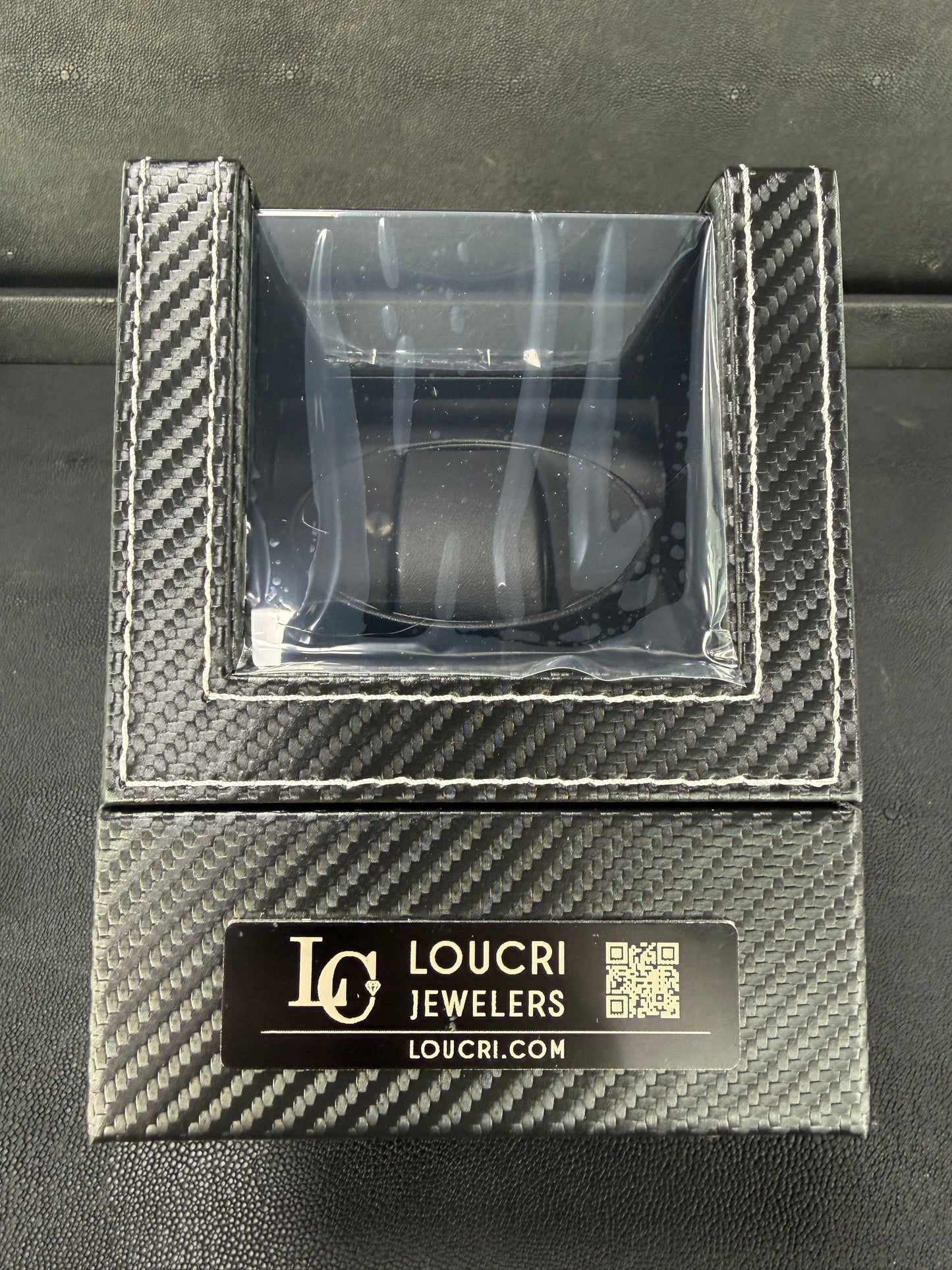 Automatic Single Watch Winder Box Luxury Watch Storage & Display Case