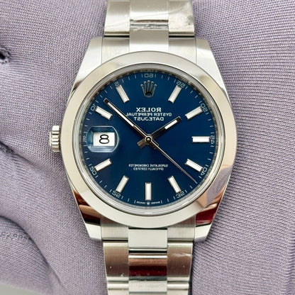 Rolex Datejust 41Mm 126300 Stainless Steel