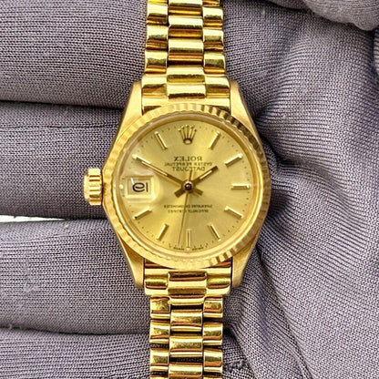 Rolex Datejust Lady 26Mm 6517 Yellow Gold