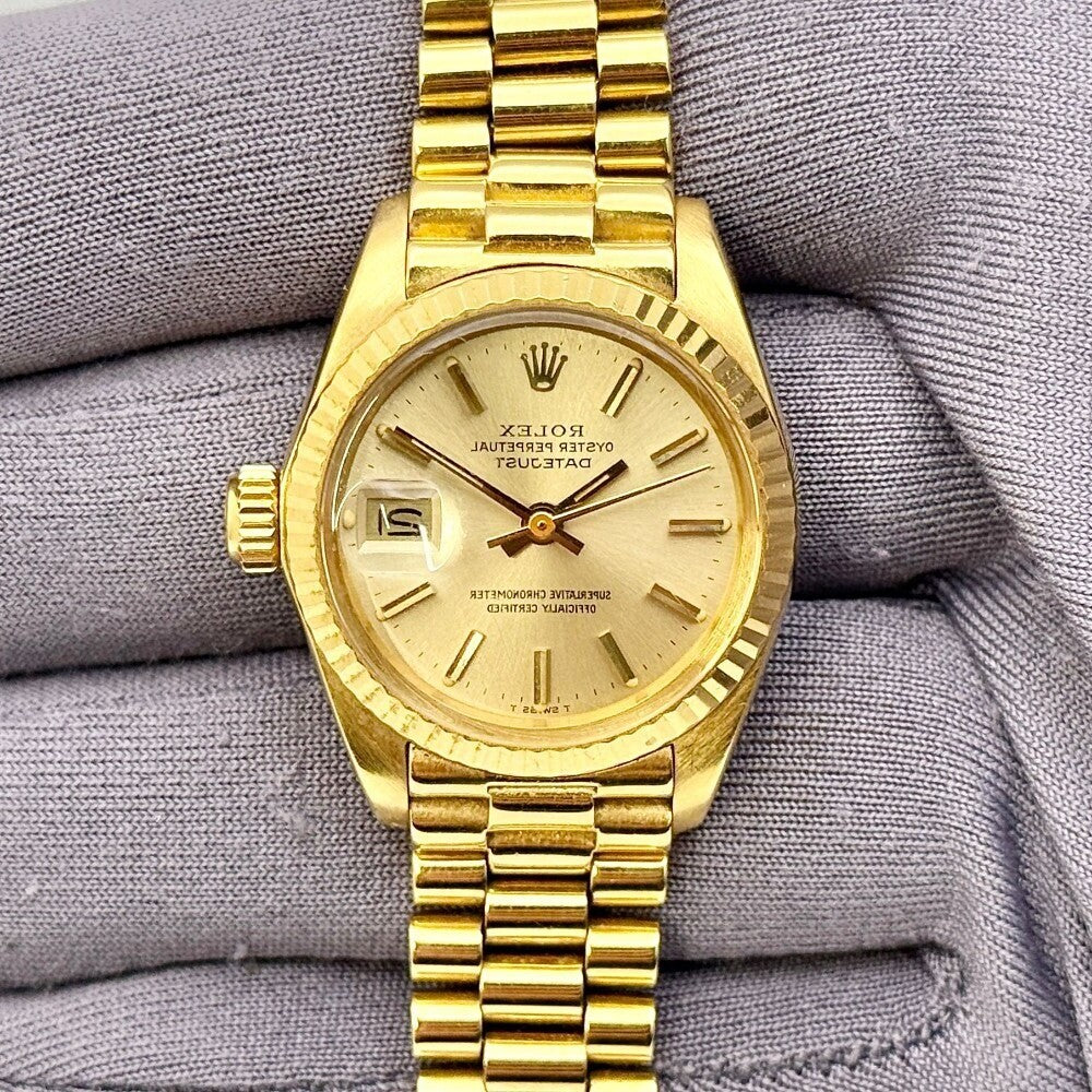 Rolex Datejust Lady 26Mm 6917 Yellow Gold