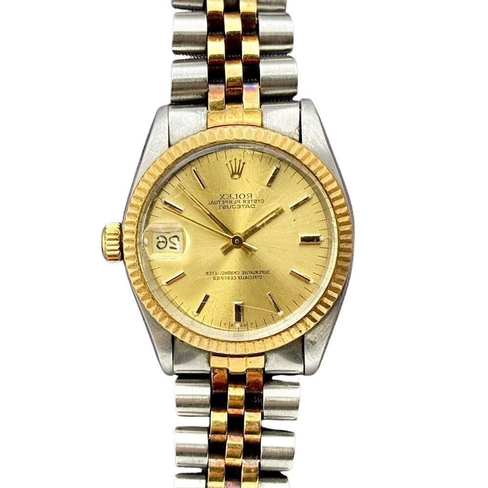 Rolex Datejust 31Mm 6827 Steel And Yellow Gold