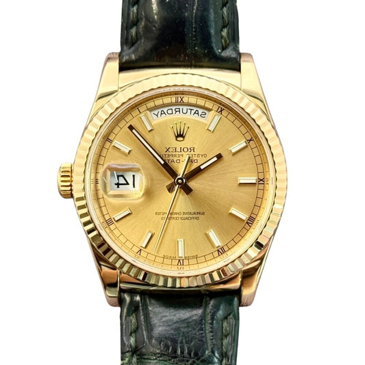 Rolex Day-Date 36Mm 118138 Yellow Gold