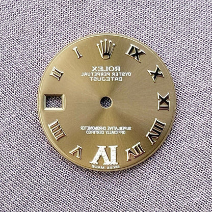 Rolex Datejust Slate Roman Diamond Vi Dial White Gold