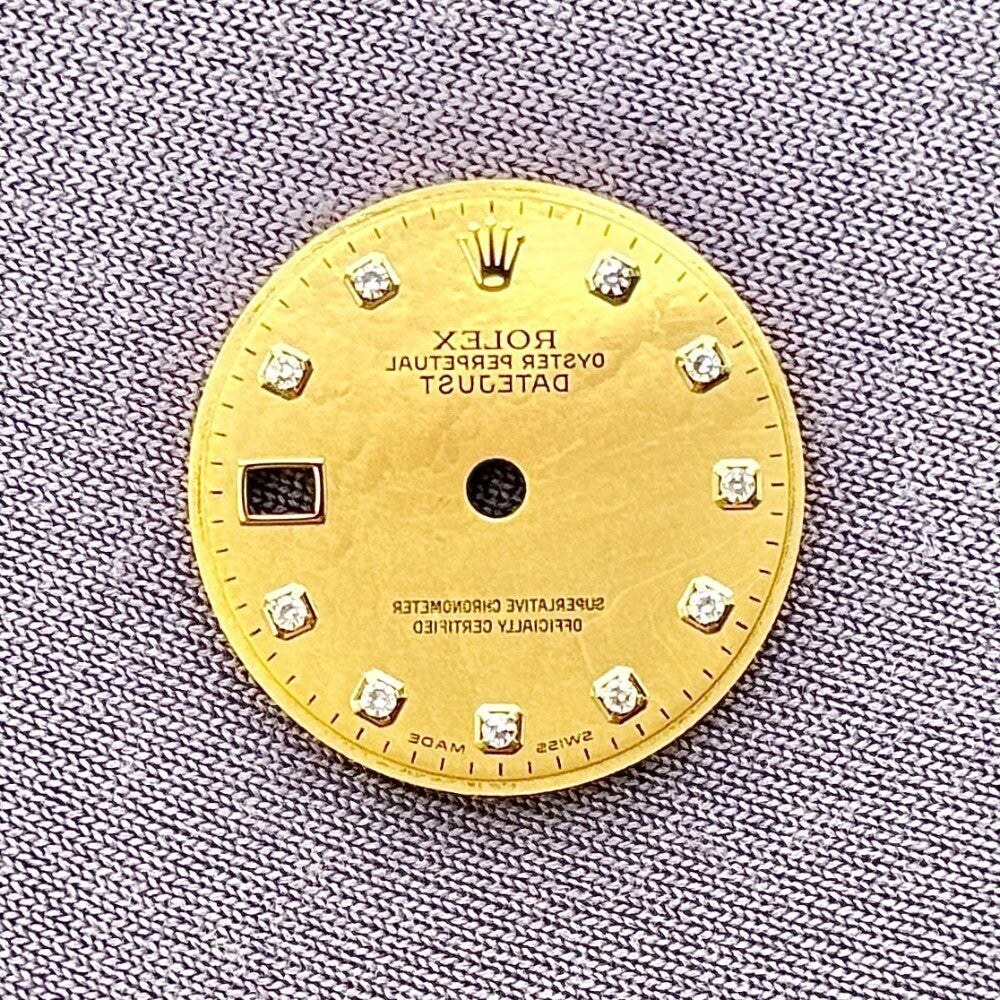 Rolex Datejust Crystal Mop Diamond Dial Yellow Gold