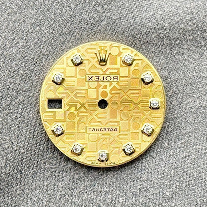 Rolex Datejust Champagne Jubilee Diamond Dial Yellow Gold
