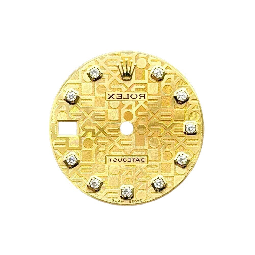 Rolex Datejust Champagne Jubilee Diamond Dial Yellow Gold