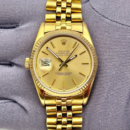 Rolex Datejust 36Mm 16018 Yellow Gold