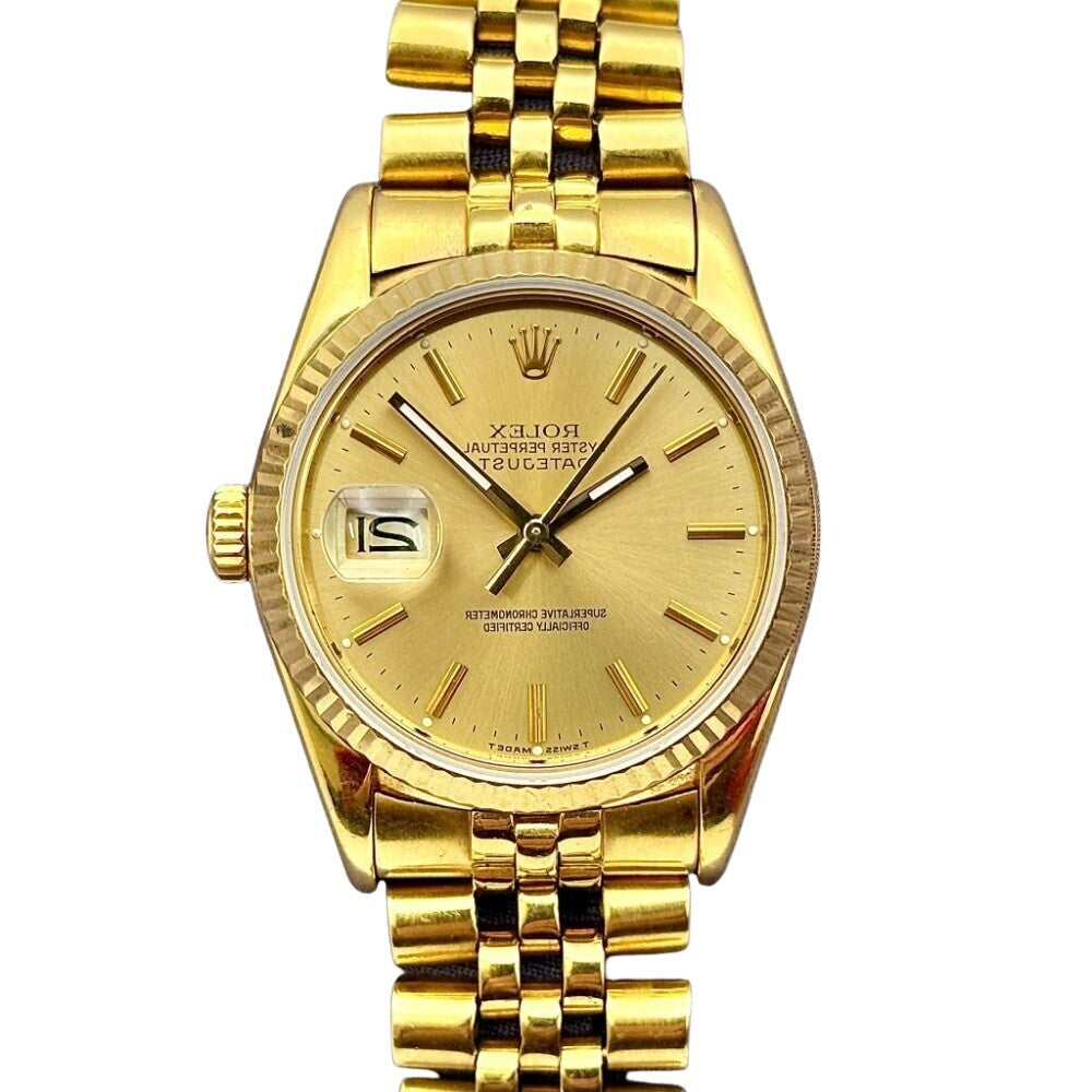 Rolex Datejust 36Mm 16018 Yellow Gold