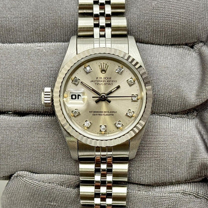 Rolex Datejust Lady 26Mm 69174 Steel And White Gold