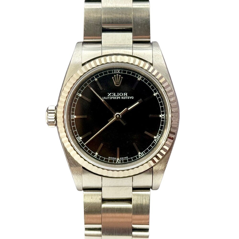 Rolex Oyster Perpetual 31Mm 77014 Steel And White Gold
