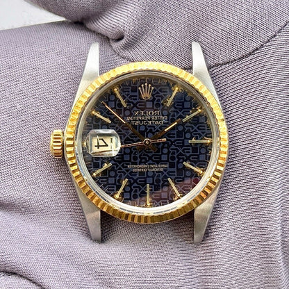 Rolex Datejust 36Mm 16013 Steel And Yellow Gold