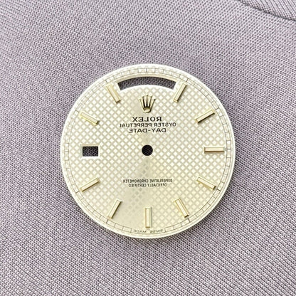 Rolex Day-Date 40Mm Silver Index Dial Yellow Gold