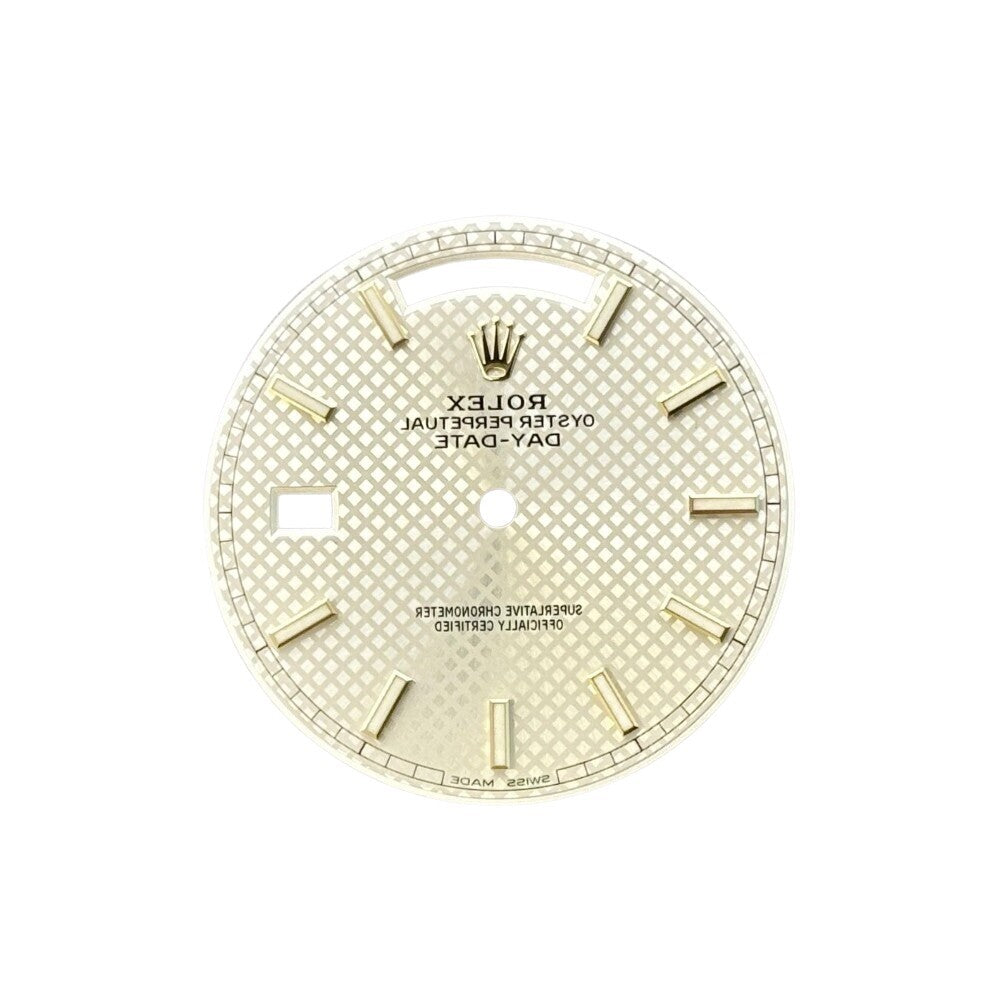 Rolex Day-Date 40Mm Silver Index Dial Yellow Gold