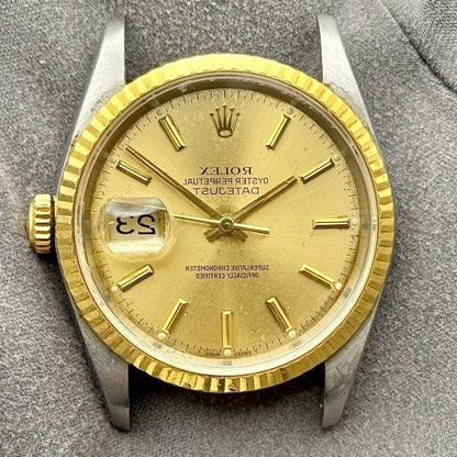 Rolex Datejust 36Mm 16233 Steel And Yellow Gold