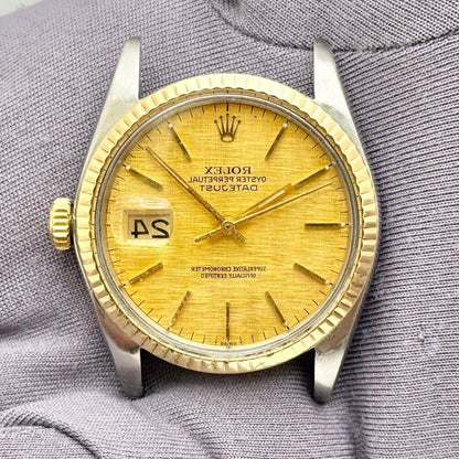 Rolex Datejust 36Mm 16013 Steel And Yellow Gold