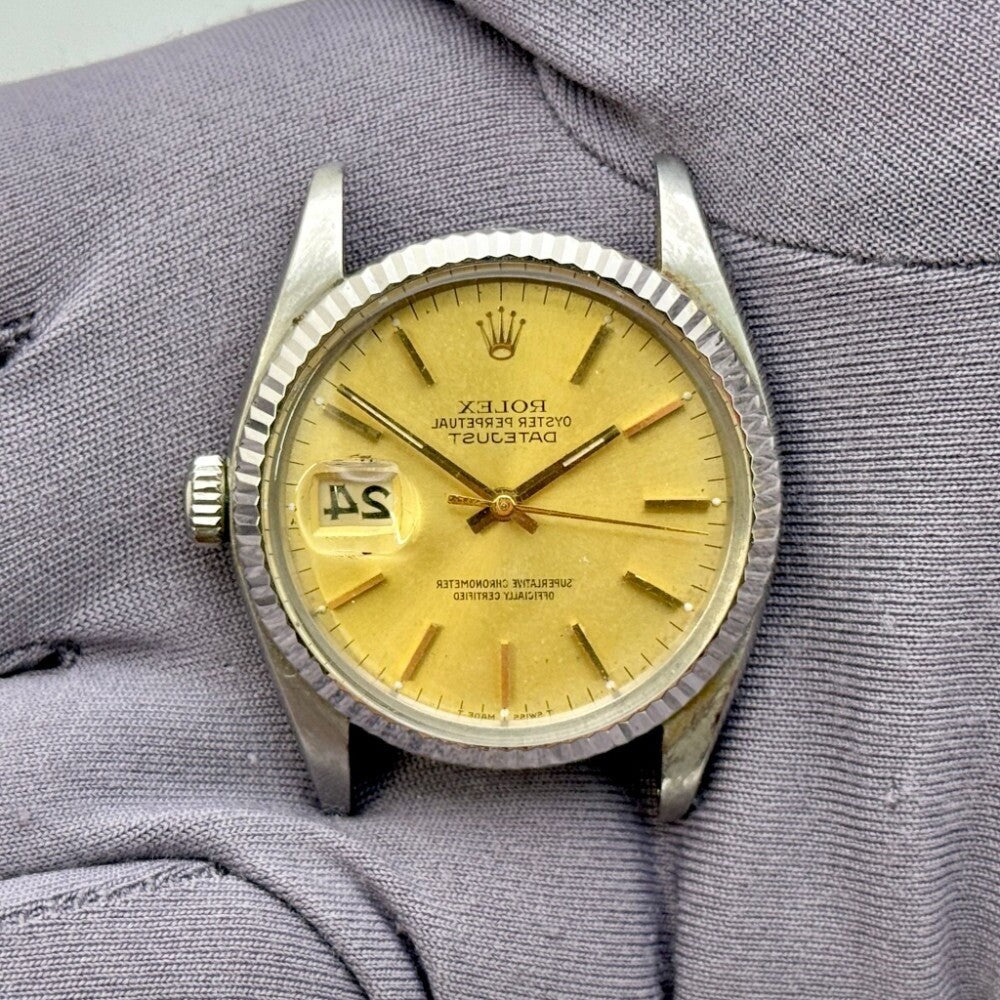 Rolex Datejust 36Mm 16014 Steel And White Gold