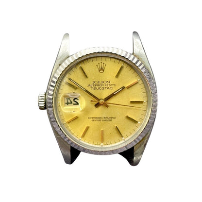 Rolex Datejust 36Mm 16014 Steel And White Gold
