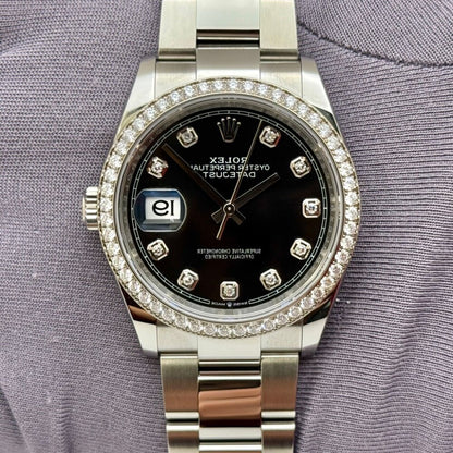 Rolex Datejust 36Mm 126284Rbr Steel And White Gold