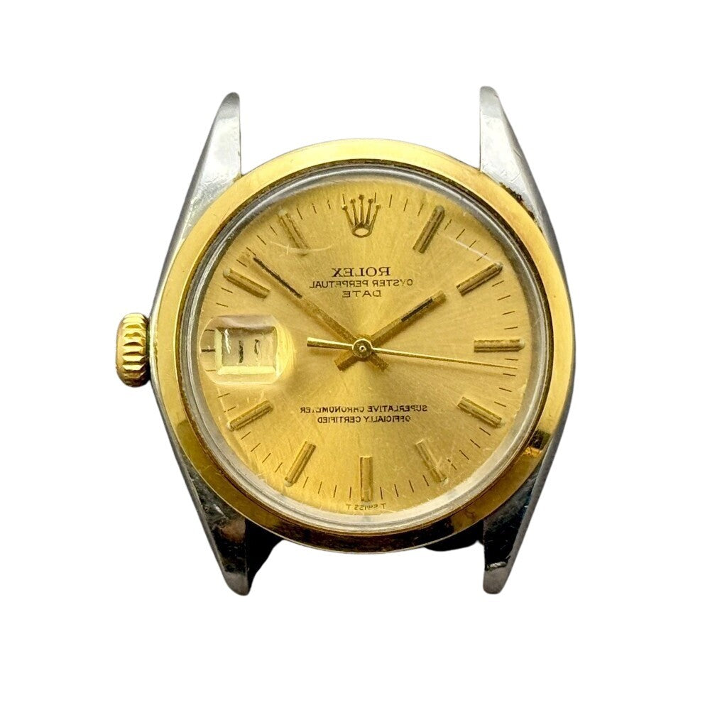 Rolex Date 34Mm 1500 Steel And Yellow Gold