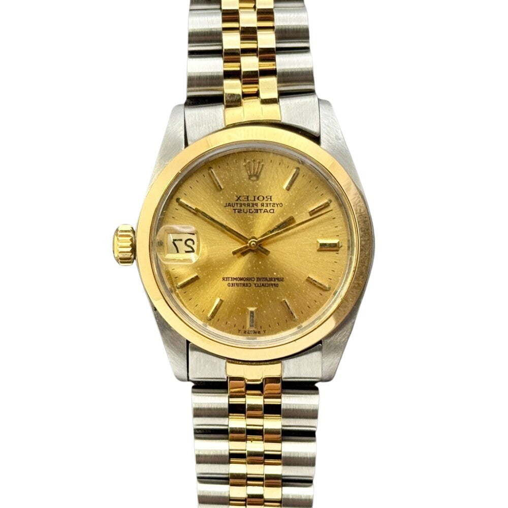 Rolex Datejust 31Mm 6827 Steel And Yellow Gold