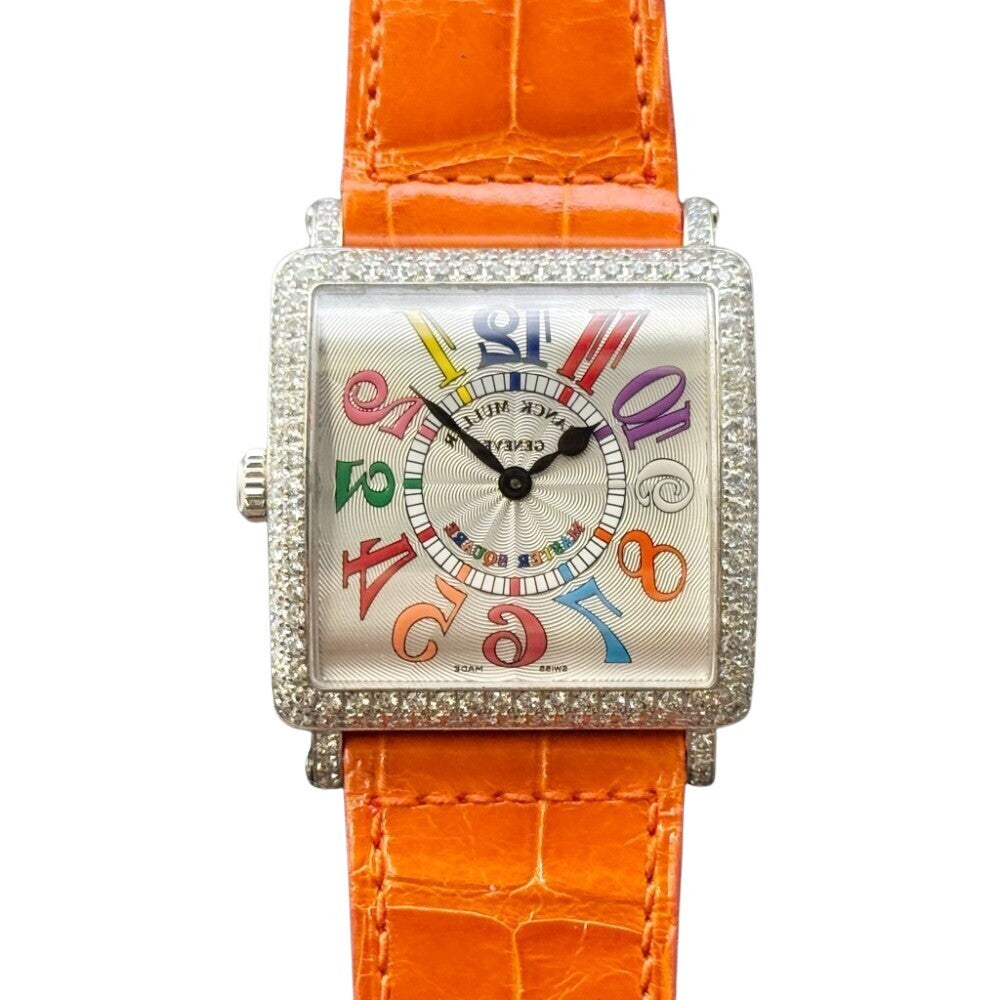 Franck Muller Master Square Color Dreams 6002 M Qz Col Drm V D White Gold