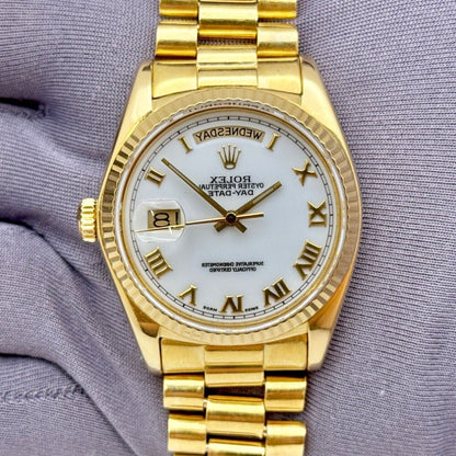 Rolex Day-Date 36Mm 18038 Yellow Gold
