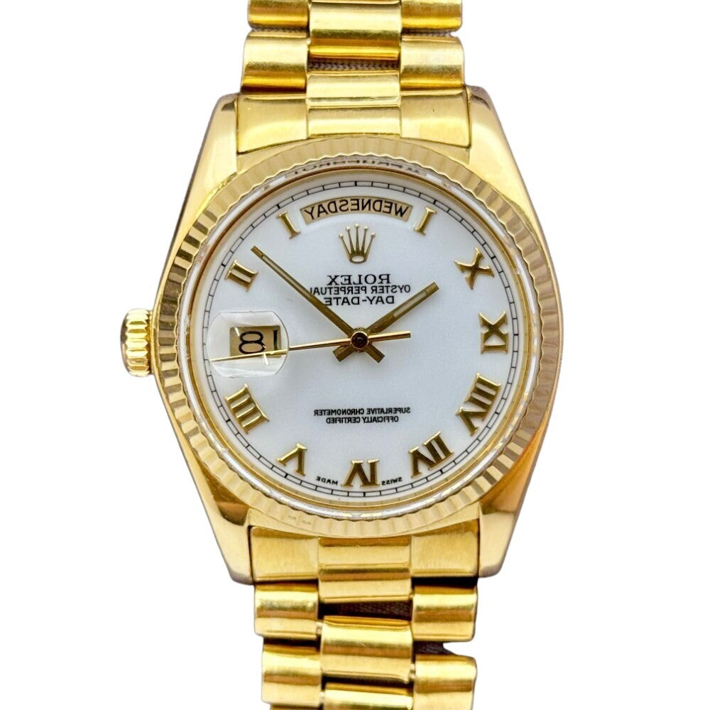 Rolex Day-Date 36Mm 18038 Yellow Gold