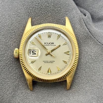 Rolex Oyster Perpetual 36Mm 6605 Yellow Gold