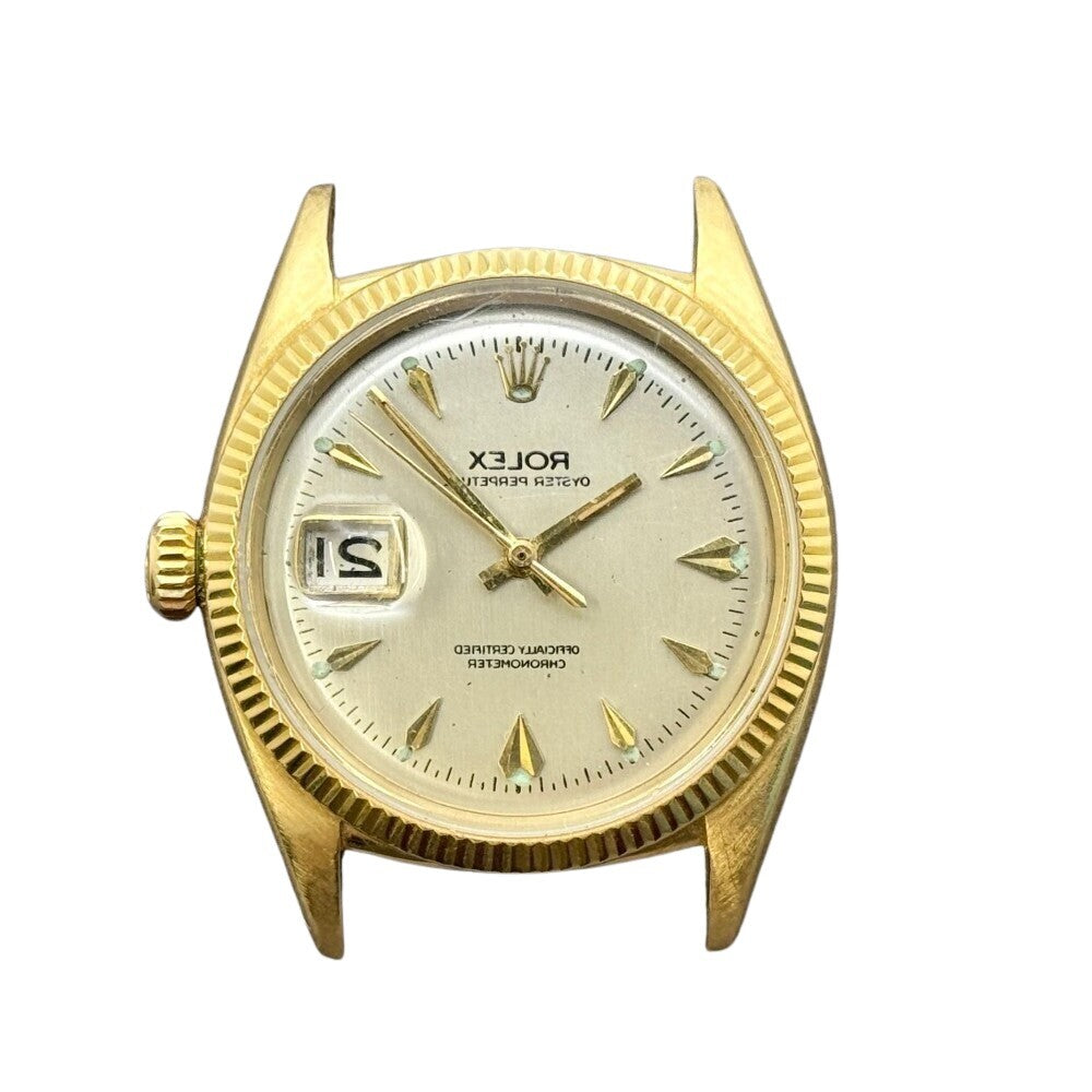 Rolex Oyster Perpetual 36Mm 6605 Yellow Gold