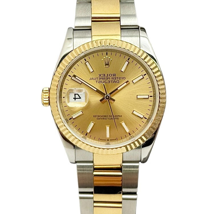 Rolex Datejust 36Mm 126233 Steel And Yellow Gold