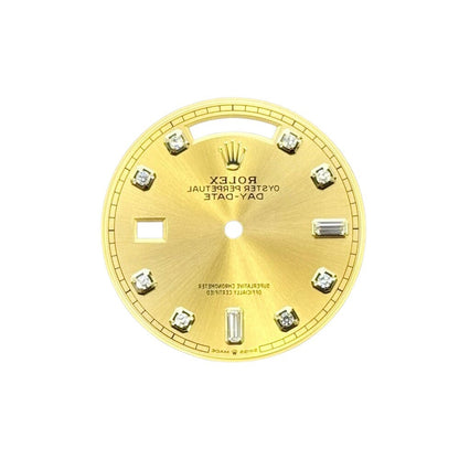 Rolex Day-Date Champagne Diamond Dial 36Mm Yellow Gold