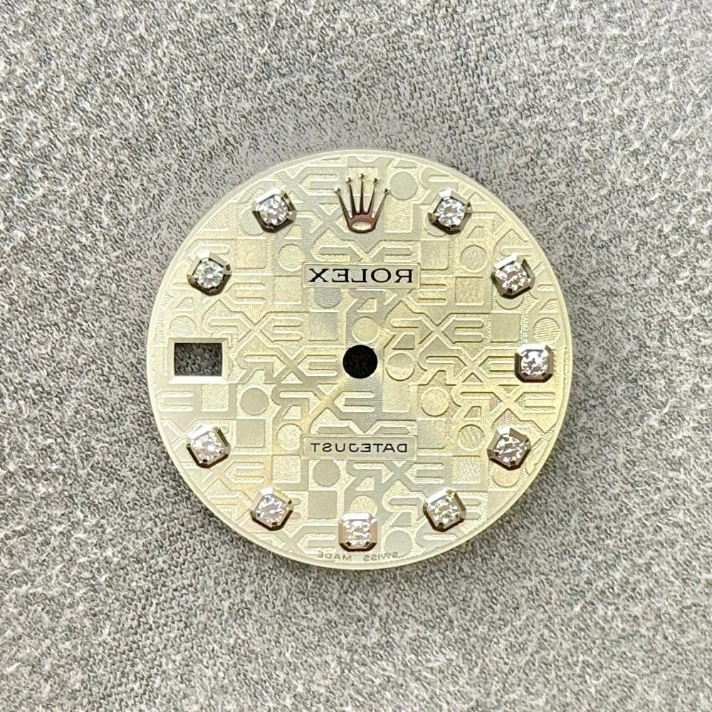 Rolex Datejust Silver Jubilee Diamond Dial 31Mm White Gold