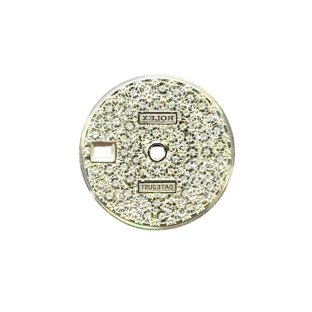 Rolex Datejust Pave Diamond Dial 26Mm White Gold