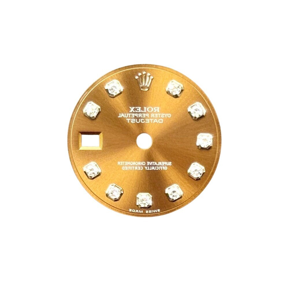 Rolex Datejust Bronze Diamond Dial 26Mm White Gold