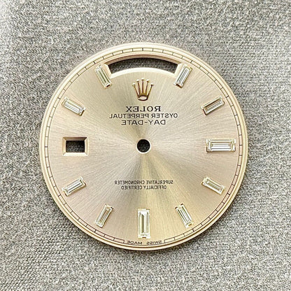 Rolex Day-Date Pink Baguette Diamond Dial 228235 Rose Gold
