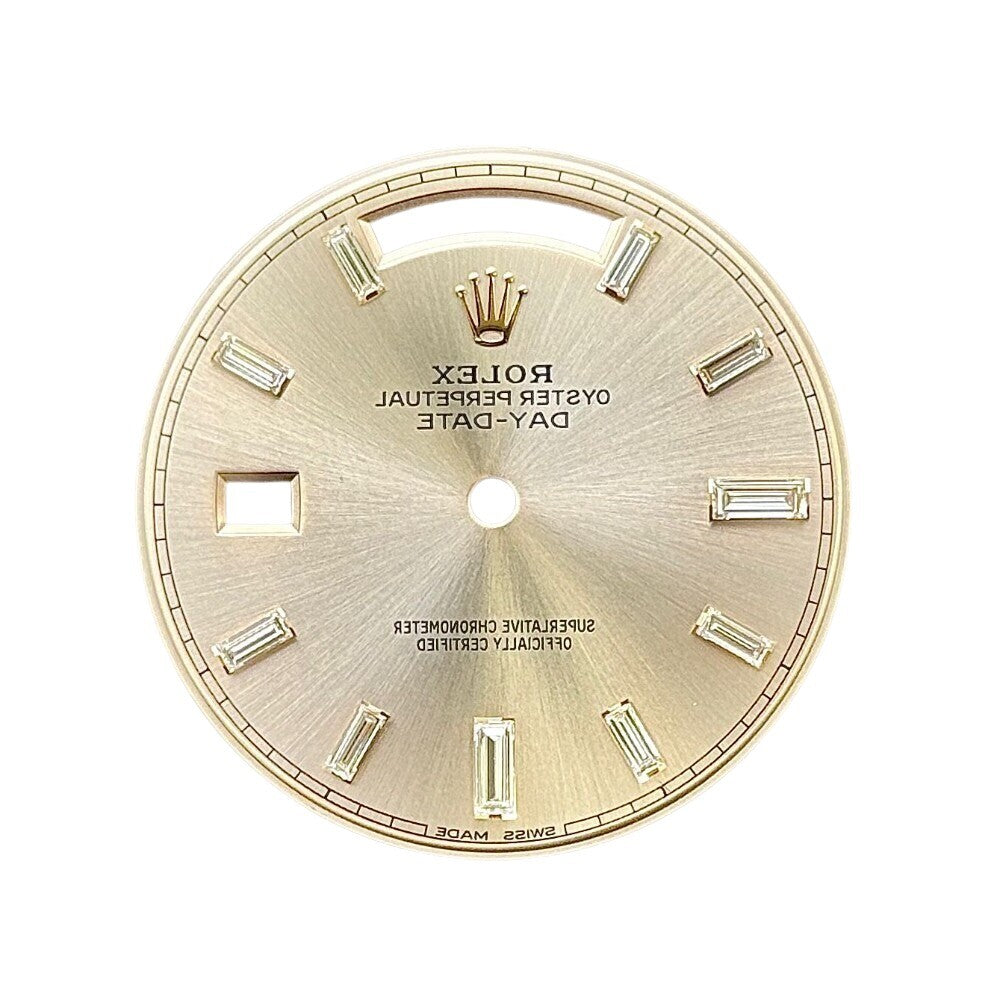 Rolex Day-Date Pink Baguette Diamond Dial 228235 Rose Gold