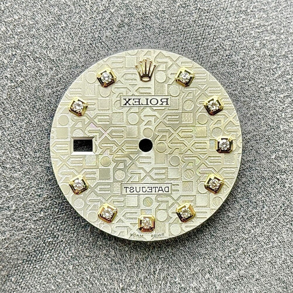 Rolex Datejust Silver Jubilee Diamond Dial 36Mm Yellow Gold