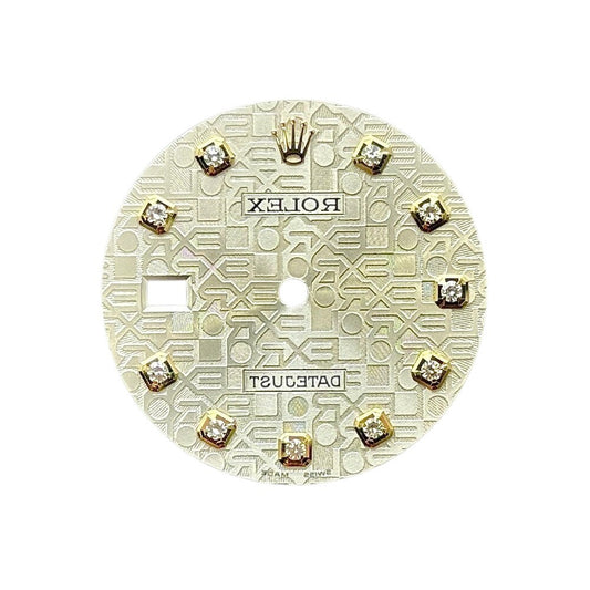 Rolex Datejust Silver Jubilee Diamond Dial 36Mm Yellow Gold