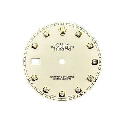 Rolex Datejust 41Mm Ivory Diamond Dial Yellow Gold